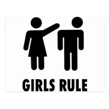 Girls Rule Postcards