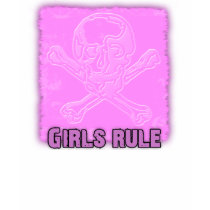 Girls Rule Skull & Cross Bones t-shirts