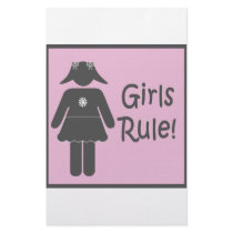 Girls Rule Stationery Paper