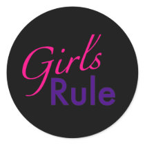 Girls Rule Sticker by alliegater Girls Rule Sticker