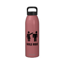 Girls Rule Reusable Water Bottle