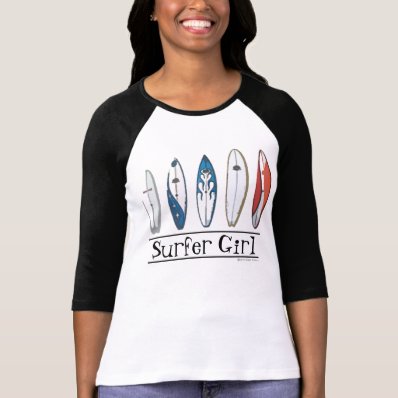 Girl's Shirt Surfer Girl