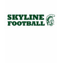 Girls Skyline Spartan Football T-Shirt
