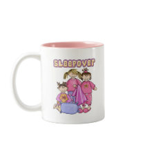 Girls Sleepover mugs by girl_stuff Girls Sleepover mugs