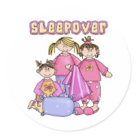 Girls Sleepover Sticker