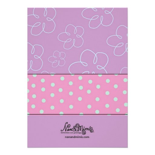 Girls Sleepover Themed Birthday Party Invitations