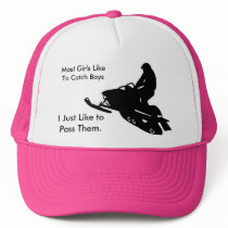 Girls Snowmobile hats by CarolynFarmerGallery Girls Snowmobile hats