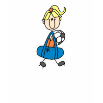 Girls Soccer Practice Shirt by stick_figures Girls Soccer Practice Shirt