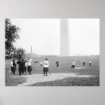 Girls Softball, 1919 Print