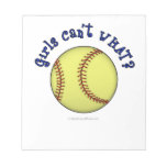 Girls Softball-Blue Note Pad