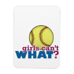 Girls Softball Magnet