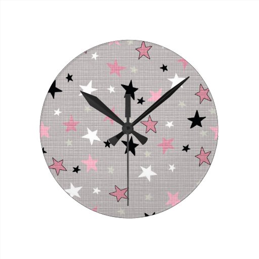 Girls starry night clock