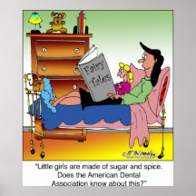 Girls, Sugar, Spice & Dentists Print