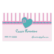 Girl's Sweet calling Card Business Card
