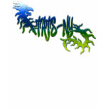 Girls TatsNY Skull Green with TatNY Dragon Logo Shirts