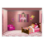 Girls Tooth Fairy Card
