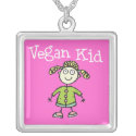 Girl's Vegan Kid necklace