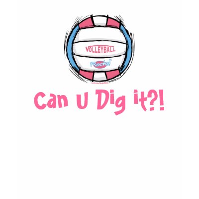 Girls Volleyball Gear by Mudge Studios T Shirt