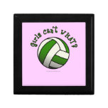 Girls Volleyball in Green Gift Boxes