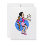 Girls Volleyball Personalized Invitation