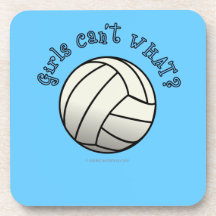 Girls Volleyball Team Drink Coasters