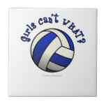 Girls Volleyball Team Gifts - Blue Tiles
