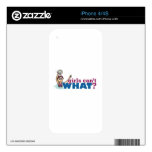 Girls Water Polo Decals For iPhone 4S