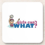 Girls Water Polo Drink Coasters