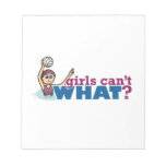 Girls Water Polo Scratch Pad