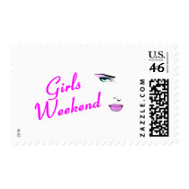 Girls Weekend (Face) Postage Stamps