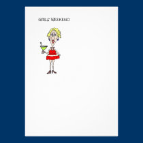 GIRLS WEEKEND INVITE CARD invitations