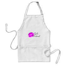 Girls Weekend (Kiss) aprons by CelebrationZazzle Girls Weekend (Kiss) aprons