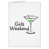 Girls Weekend Martini Cards