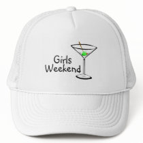 Girls Weekend Martini Mesh Hat