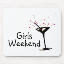 Girls Weekend Mouse Pads