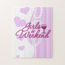 girls weekend night out party bridal wedding fun puzzle