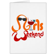 Girls Weekend Party Cards
