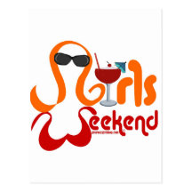 Girls Weekend Party Postcards