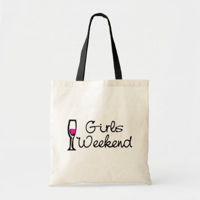 Girls Weekend (Wine) Canvas Bags