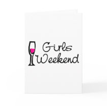 Girls Weekend Wine Cards