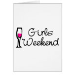 Girls Weekend (Wine) Greeting Cards