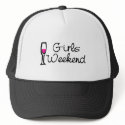 Girls Weekend (Wine) hats by TeeZazzle Girls Weekend (Wine) hats