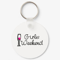 Girls Weekend Wine keychains by CelebrationZazzle Girls Weekend Wine keychains