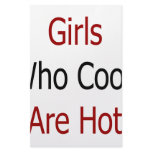 Girls Who Cook Are Hot Personalized Stationery