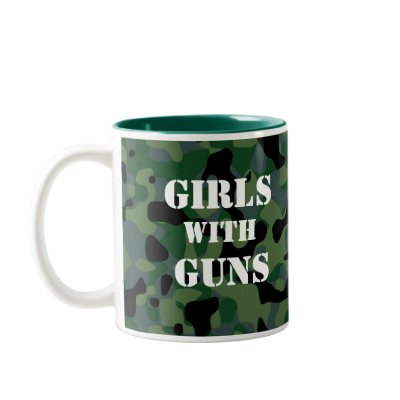 Girls With Guns #1 Coffee Mugs by nekotaku