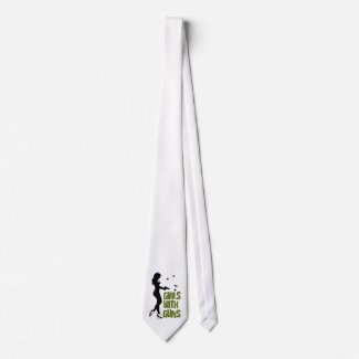 Girls With Guns Tie tie