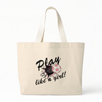 Girls's Soccer T-shirts and Gifts. Canvas Bags