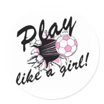 Girls's Soccer T-shirts and Gifts. stickers by leigh10970 Girls's Soccer T-shirts and Gifts. stickers