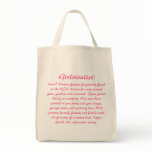 Girlvivalist Definition Tote bags