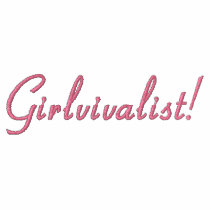 Girlvivalist! embroidered shirts by FripperyFarm Girlvivalist! embroidered shirts